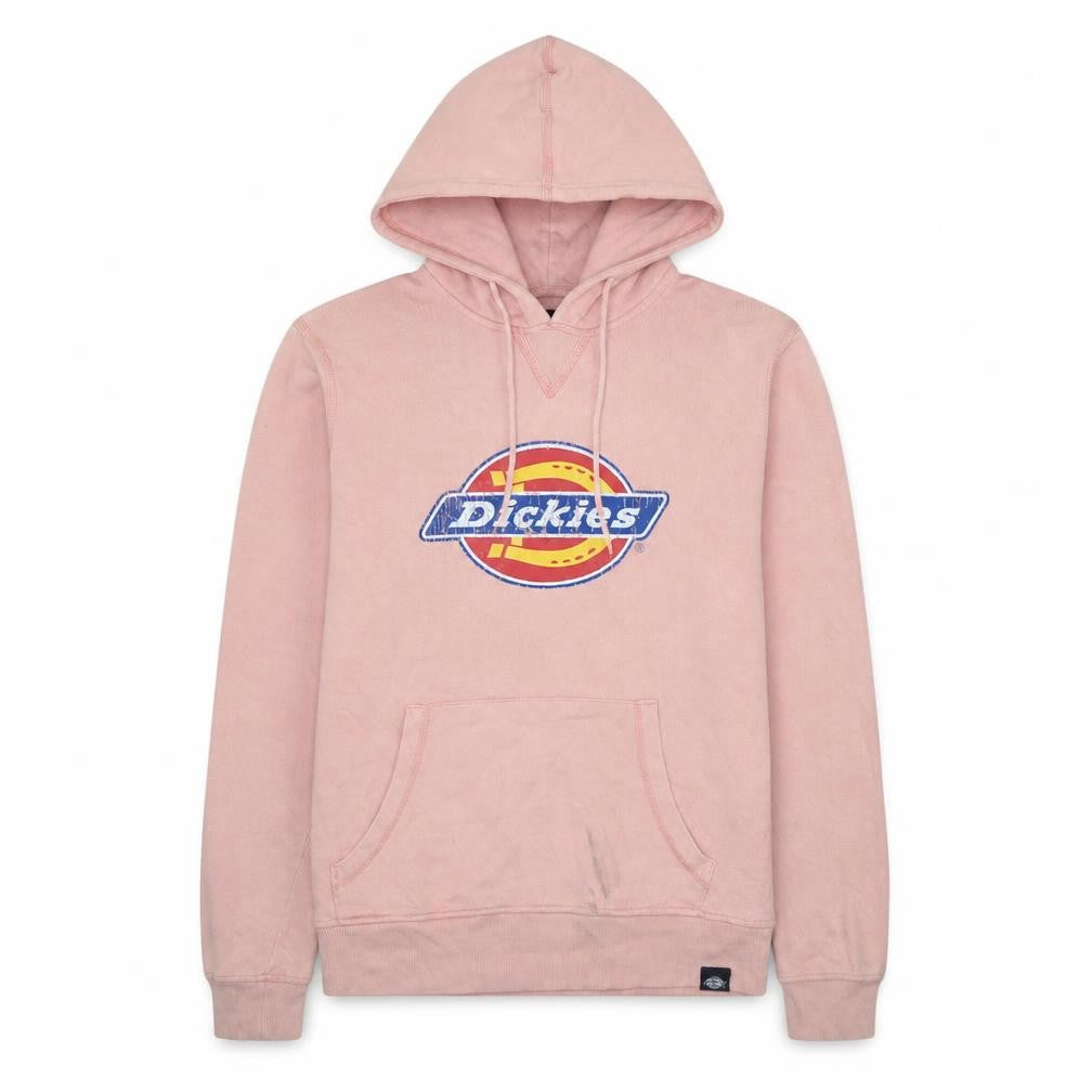 Dickies Men’s Pink XS Pullover Hoodie with Logo Graphic