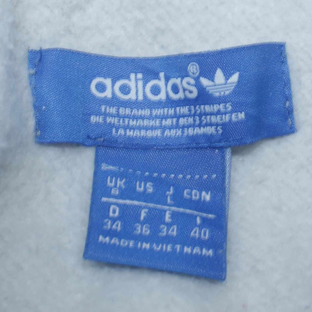 Adidas Women’s Grey Full Zip Hoodie Size L Classic Fit