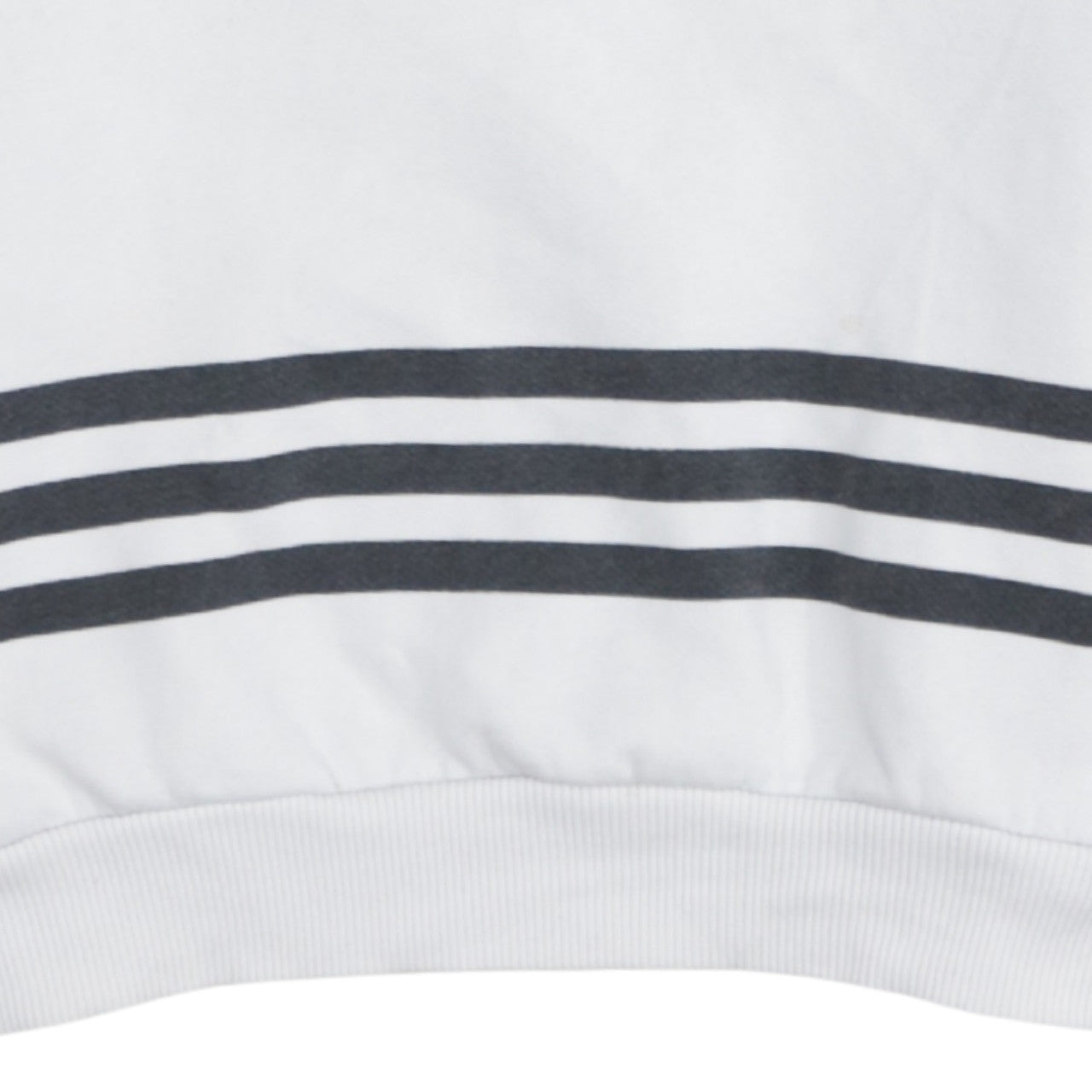 Adidas Men's Black & White Crew Neck Pullover Sweatshirt Size S