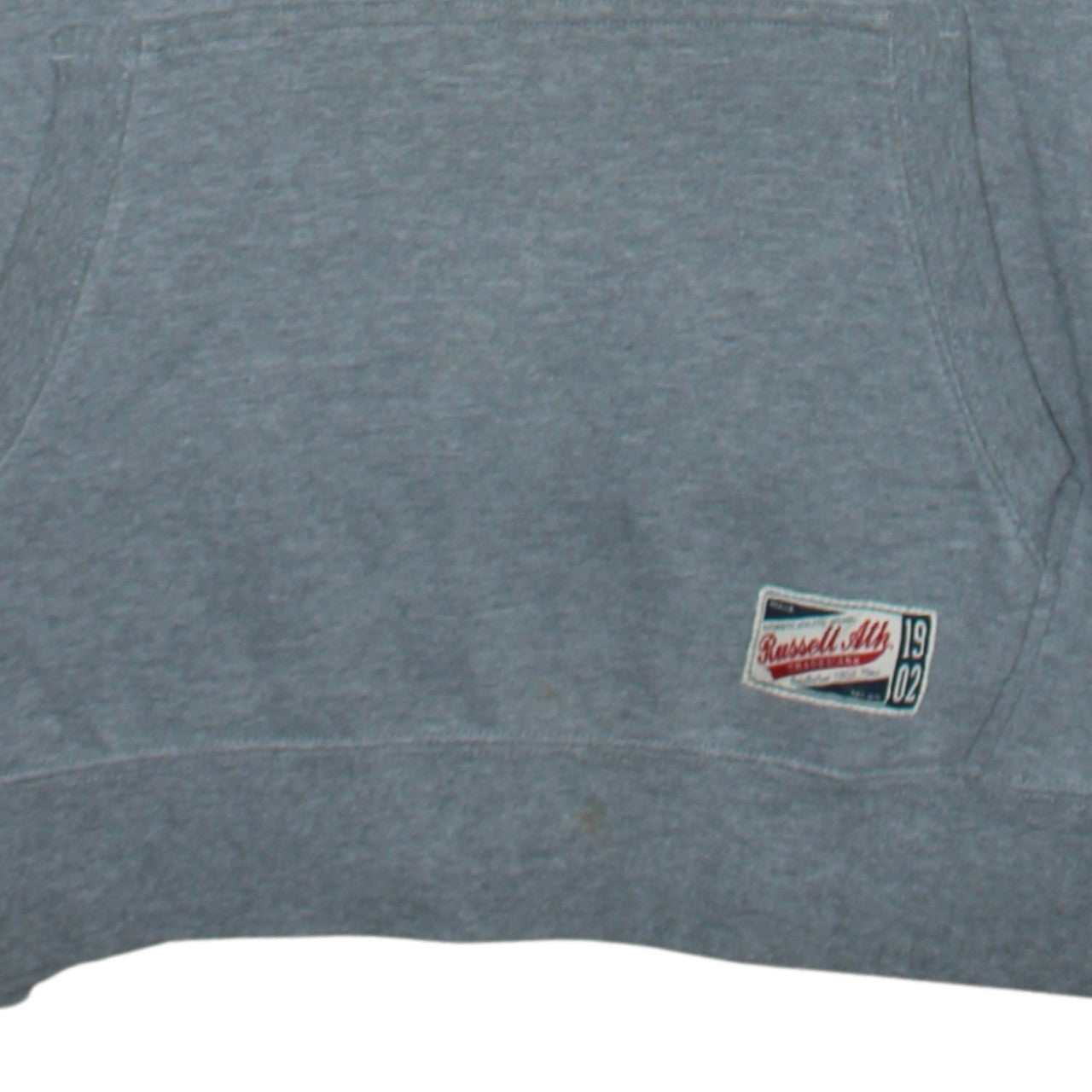 Russell Athletic Mens Grey 2XL Pullover Hoodie College Style