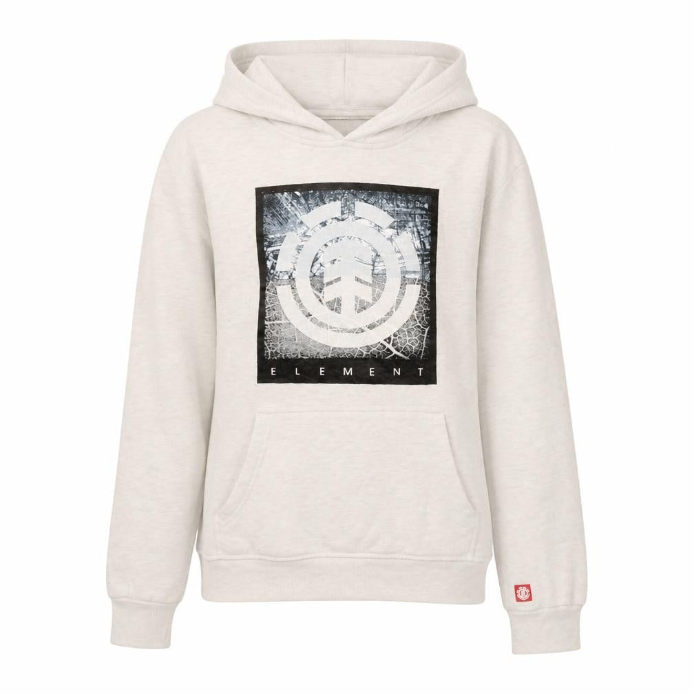 Element Women's Beige Hoodie Size 14 Pullover Graphic Print Casual