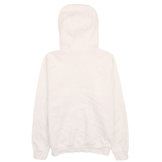 Nike Men's White Pullover Hoodie Small Cotton Fleece Sweater