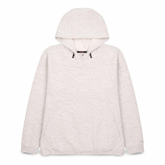 Fila Men’s Beige Pullover Hoodie M Regular Fit Fleece
