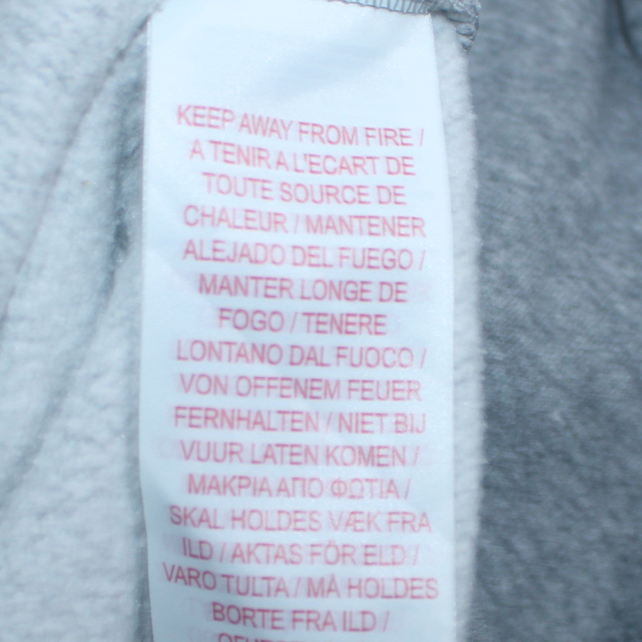 Nike Boys Grey Full Zip Hoodie Size 10-11Y Fleece Sportswear