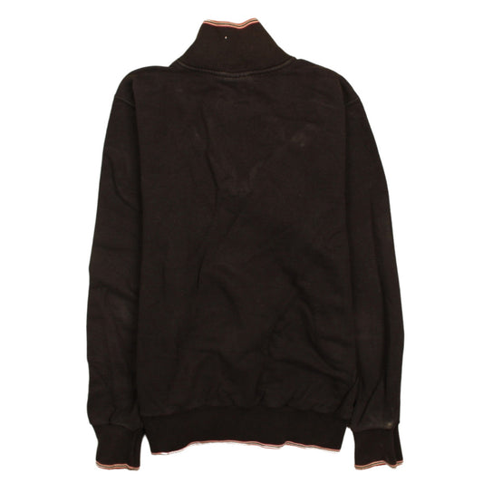 North Sails Men's Black 1/4 Zip Track Jacket Size M Cotton