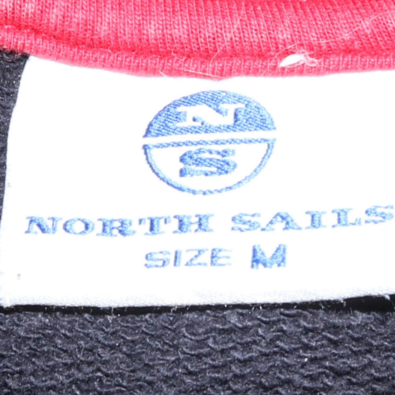 North Sails Men's Black 1/4 Zip Track Jacket Size M Cotton
