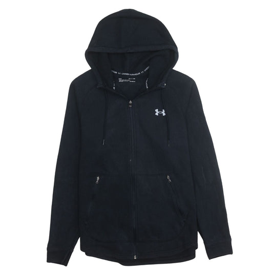 Under Armour Men's Black Small Full Zip Hoodie ColdGear Fleece
