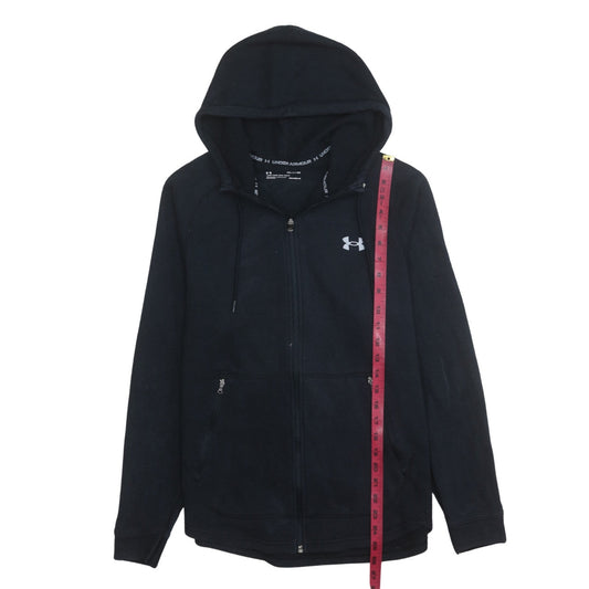 Under Armour Men's Black Small Full Zip Hoodie ColdGear Fleece