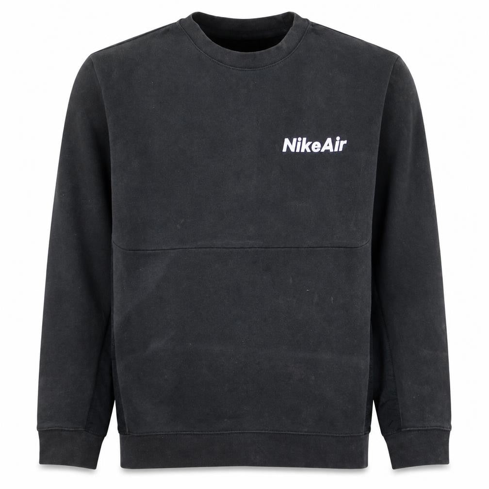 Nike Air Men's Black Crew Neck Pullover Sweatshirt Size M
