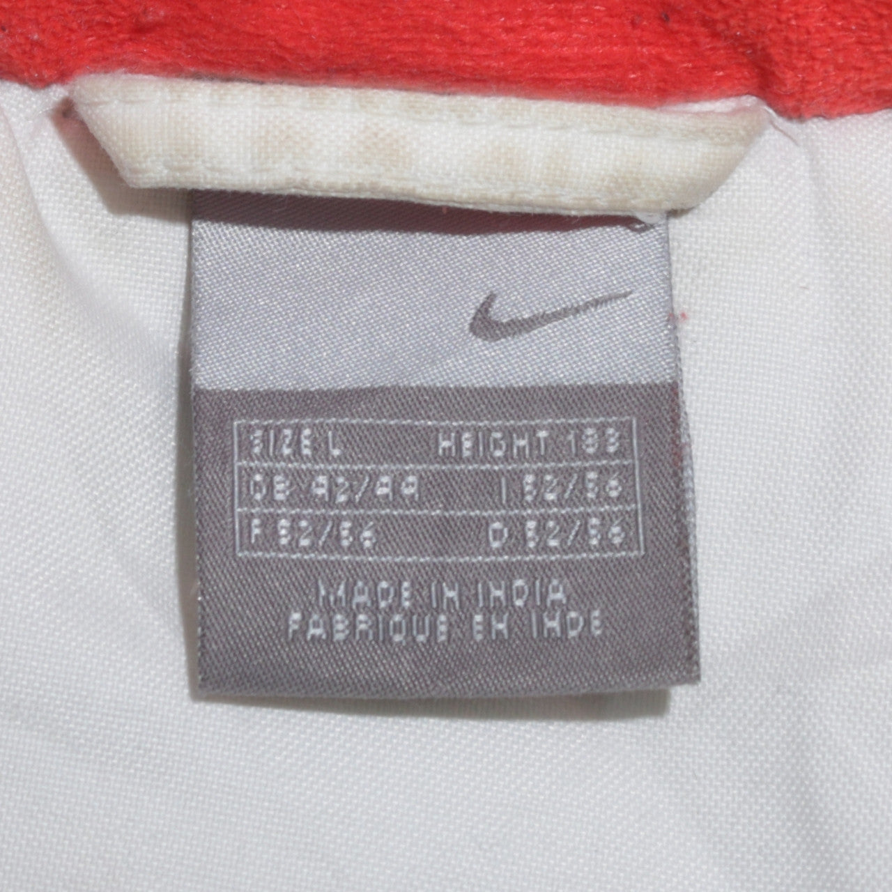 Nike Mens White Blue Hooded Puffer Jacket Size L Winter Coat