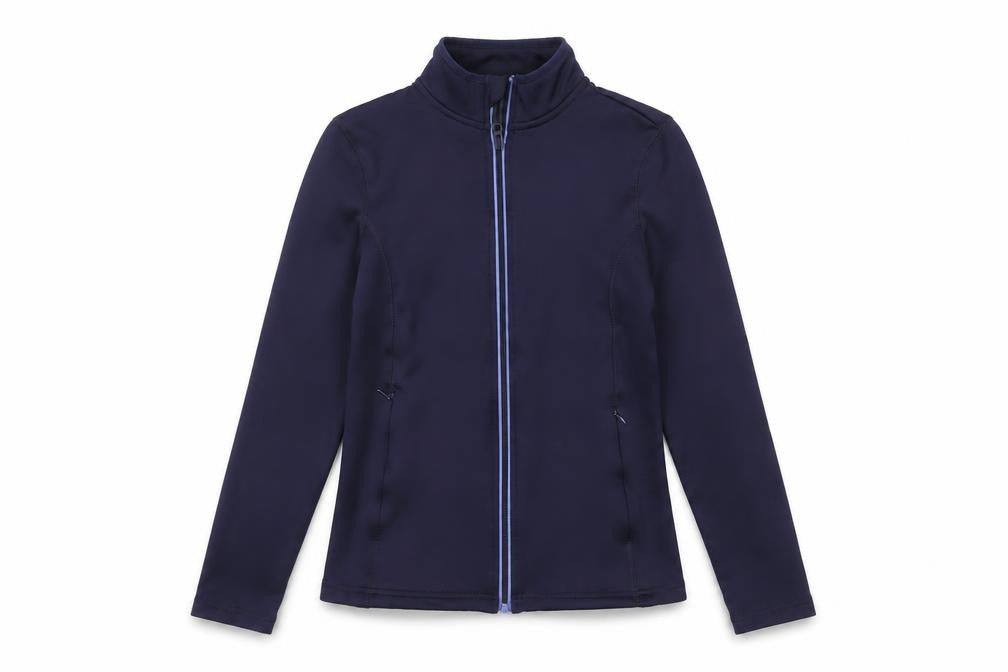 Crivit Women’s Blue Softshell Jacket Size 12 Lightweight Zip Style
