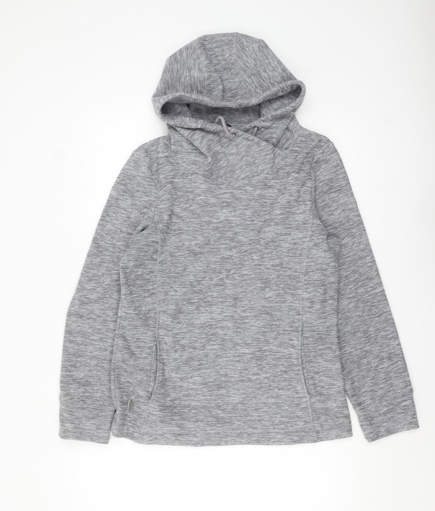 Regatta Women's Grey Pullover Hoodie UK 10 Polyester Fleece Outdoor