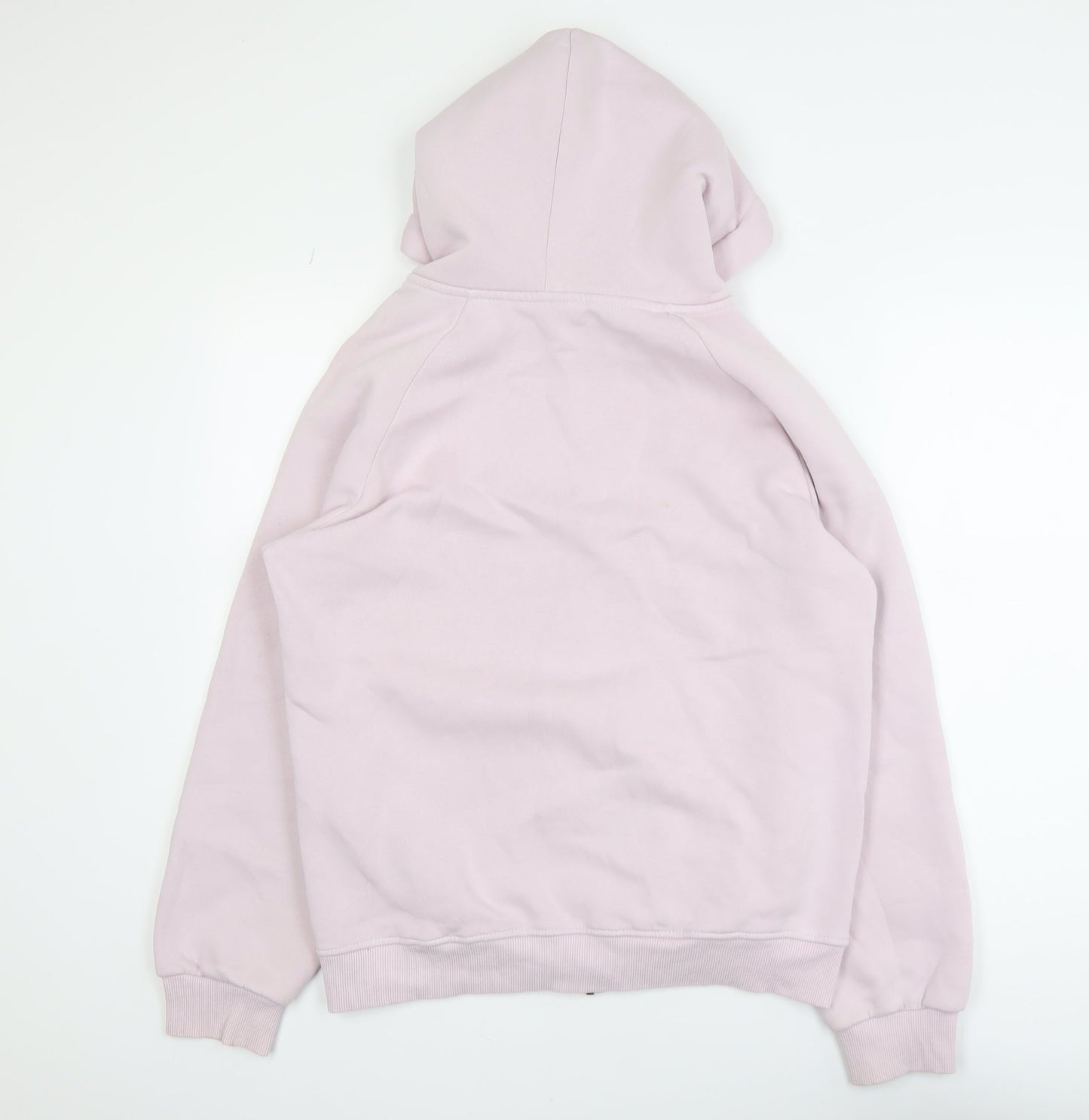 Nike Women's Pink 2XL Cotton Full Zip Hooded Track Jacket