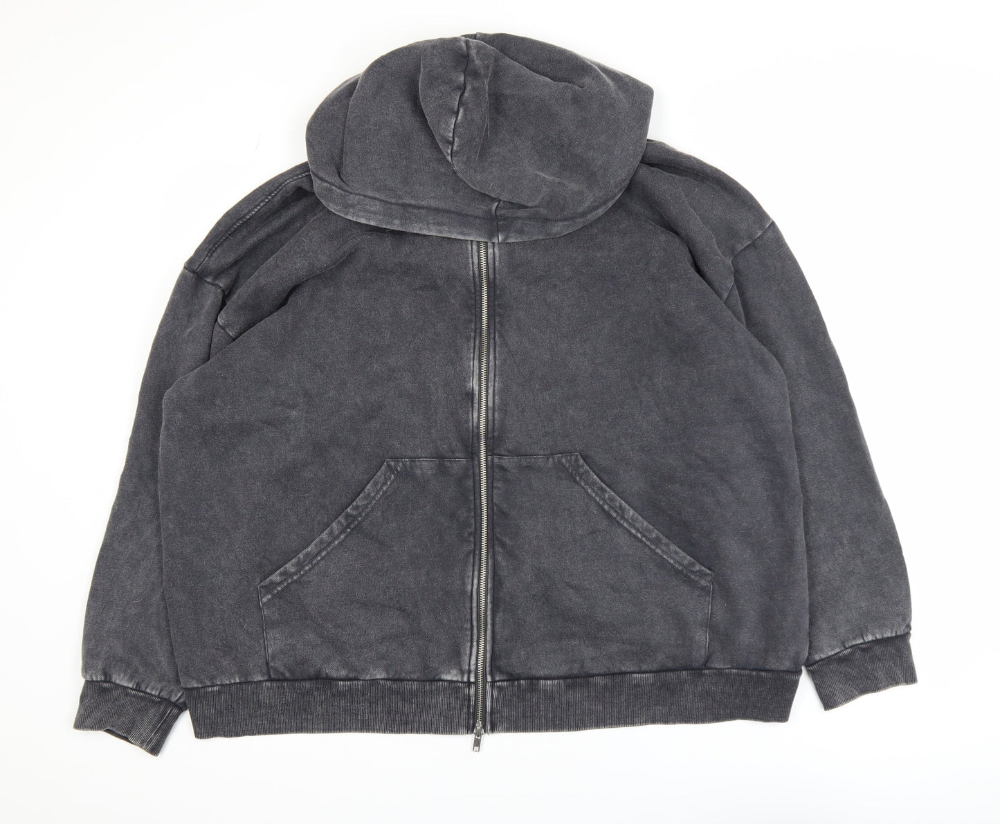Monki Men's Black XL Basic Activewear Jacket Cotton Blend