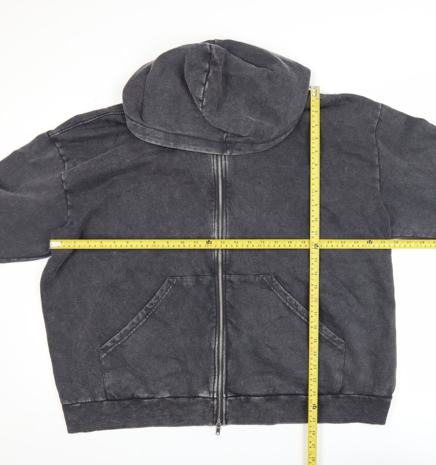 Monki Men's Black XL Basic Activewear Jacket Cotton Blend