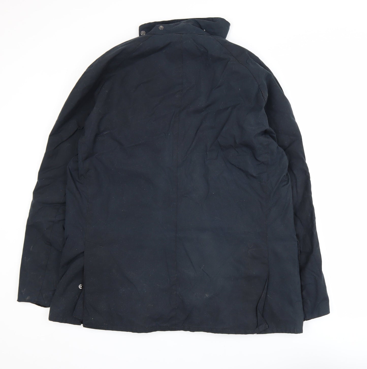 Barbour Men's Blue XL Waxed Cotton Parka Jacket Waterproof