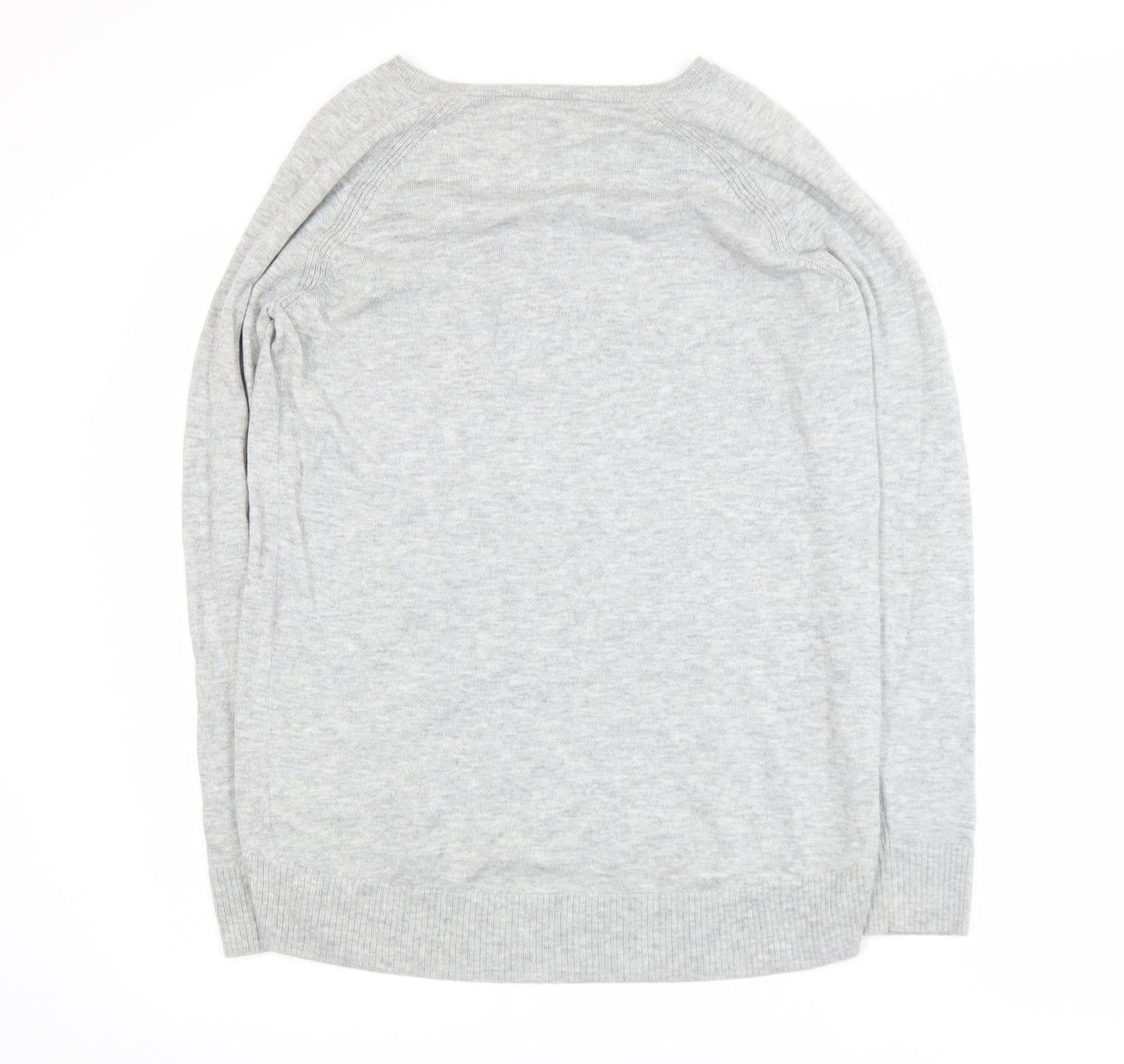 Gap Women’s Grey V-Neck Merino Wool Blend Jumper XS