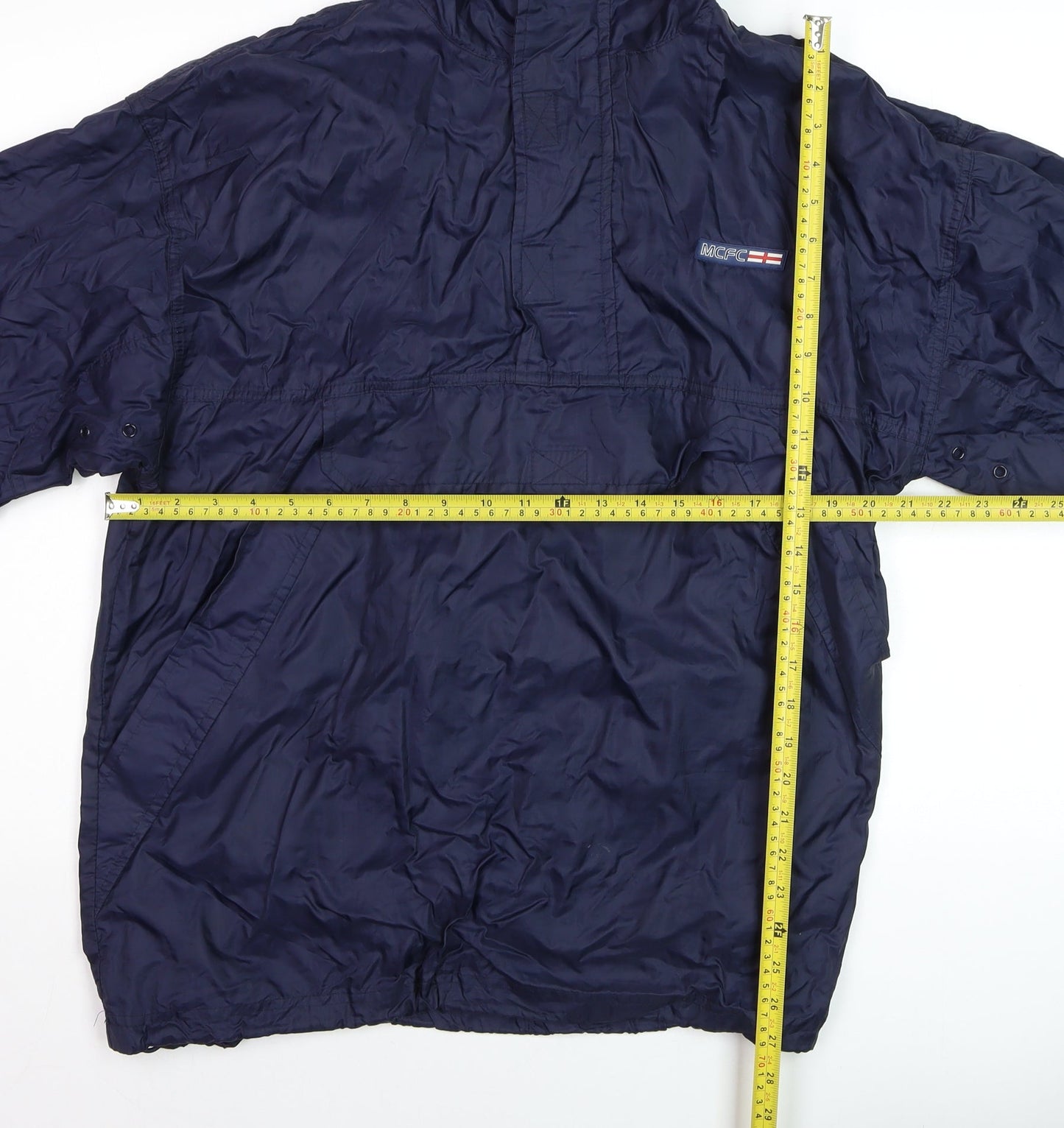 Le Coq Sportif Men's Blue Windbreaker Jacket Size M Regular Fit