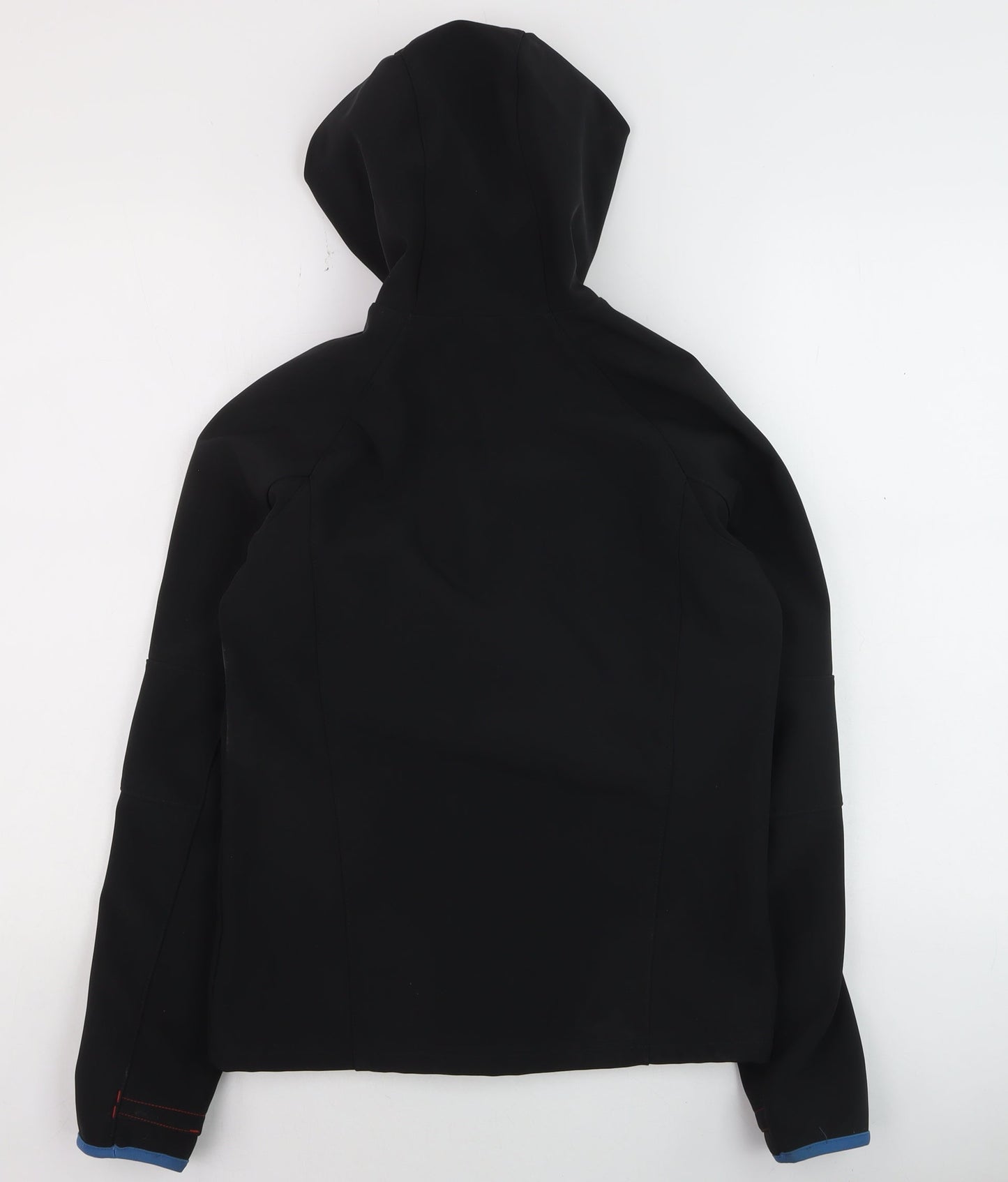 Quechua Teens Black Softshell Hooded Hiking Jacket Size 164