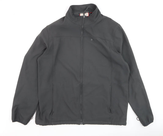 Mountain Warehouse Men's Black XL Softshell Outdoor Jacket