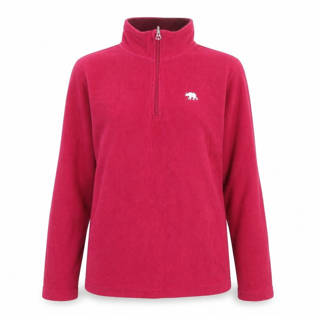 Ridge & Co Women’s Pink Fleece 1/2 Zip Pullover Sweatshirt Size 12