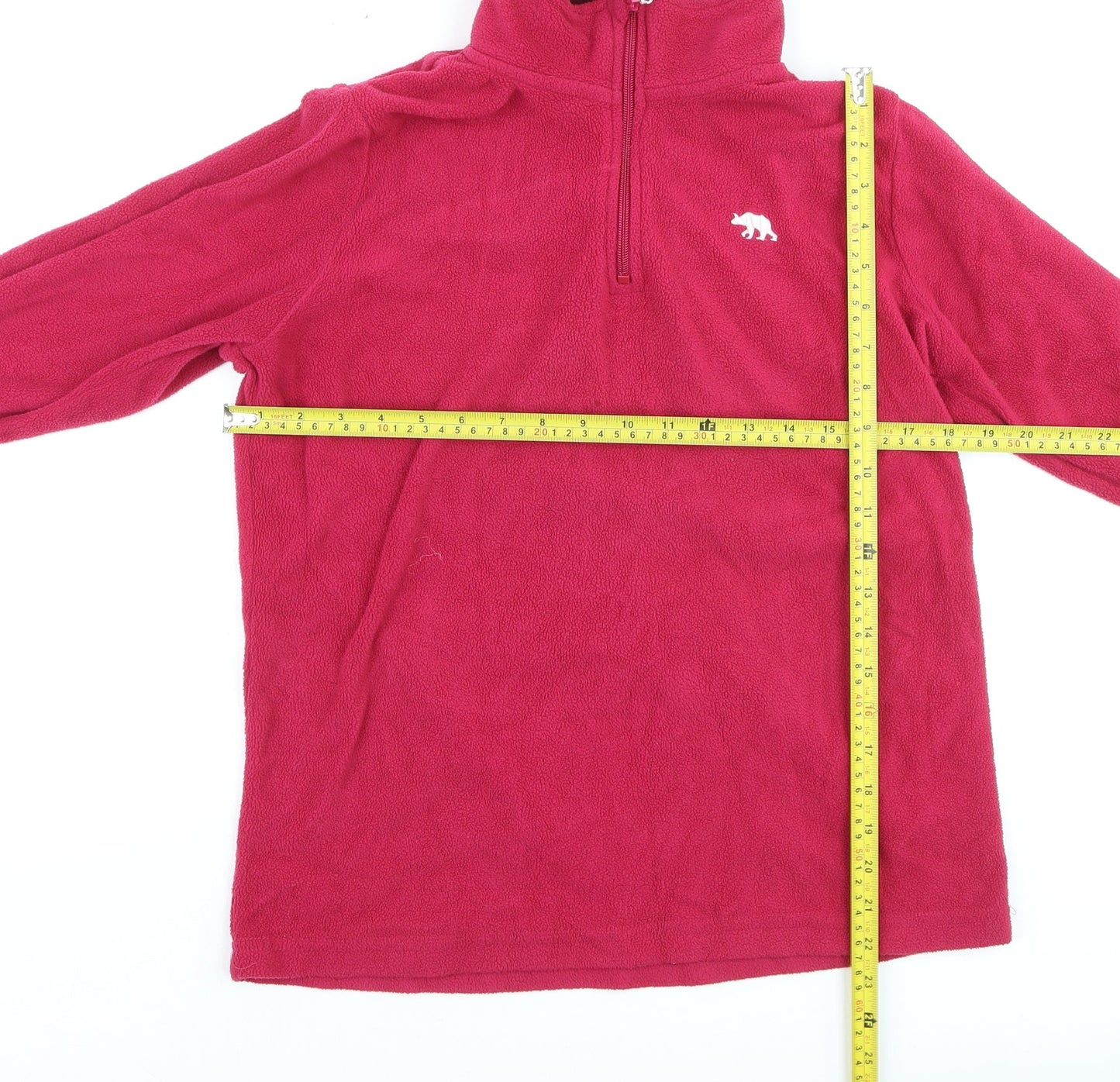 Ridge & Co Women’s Pink Fleece 1/2 Zip Pullover Sweatshirt Size 12