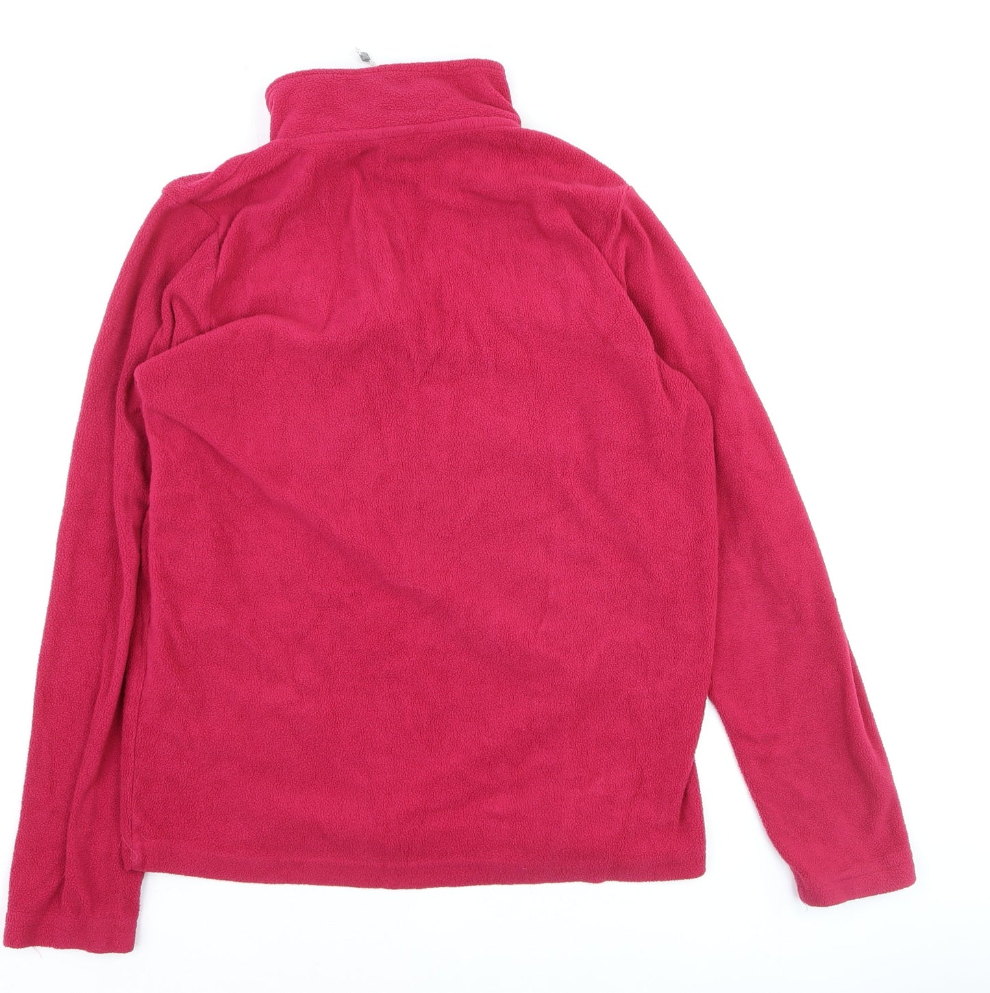 Ridge & Co Women’s Pink Fleece 1/2 Zip Pullover Sweatshirt Size 12