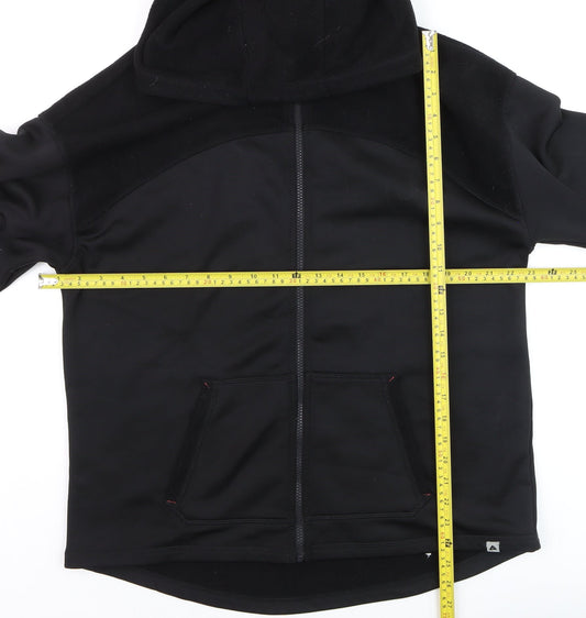 Ozark Trail Men's Black Softshell Hooded Hiking Jacket L