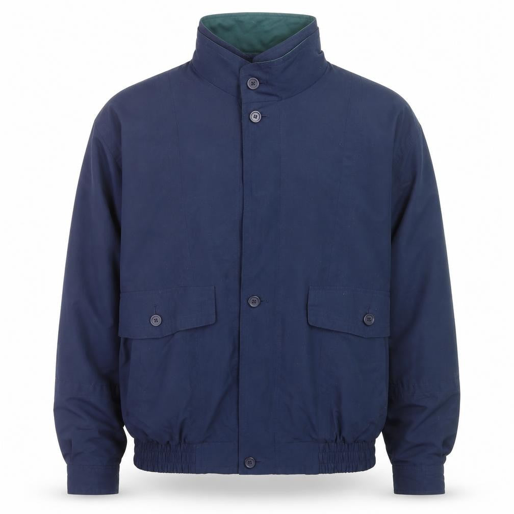 Microfin Microsoft Men’s Blue Bomber Jacket M Regular Classic Style