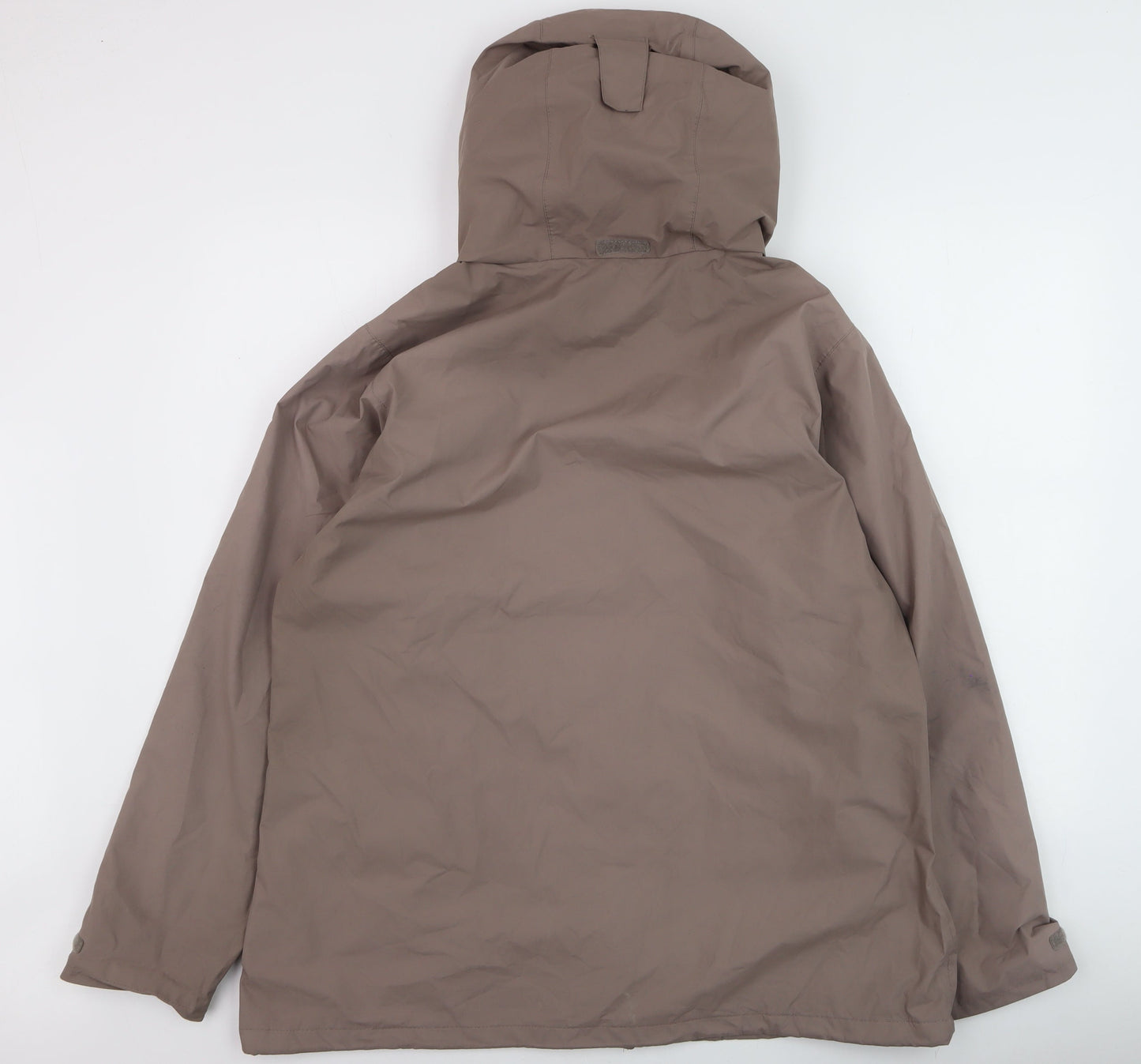 Regatta Womens Brown Waterproof Hooded Rain Coat Jacket Size 20