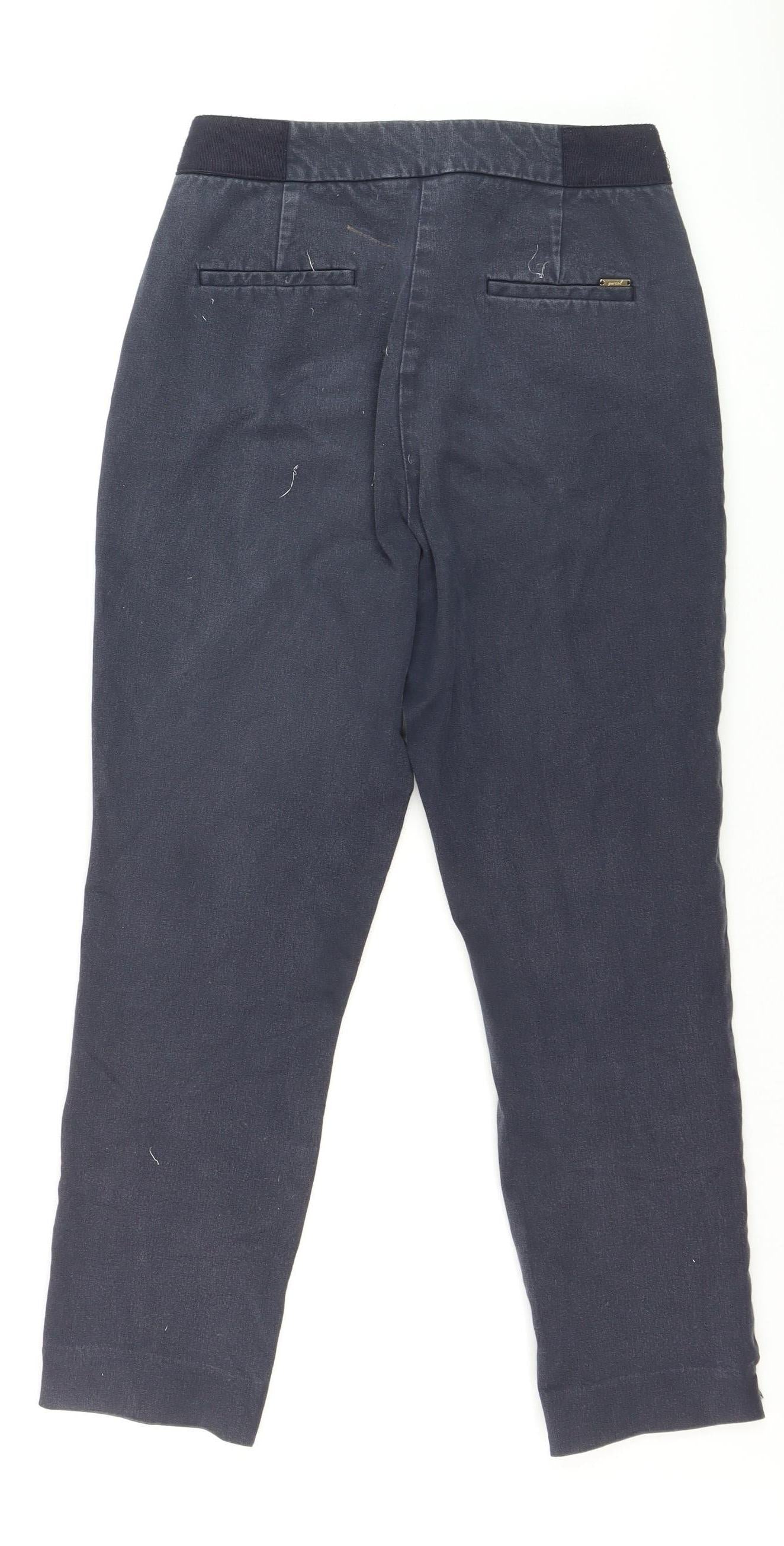 Marks and Spencer Women’s Blue Ankle Length Leggings Size 10 Cotton Stretch