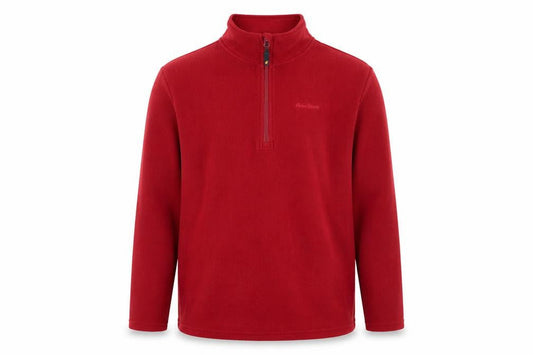 Peter Storm Men's Red Fleece 1/2 Zip Pullover Sweatshirt M