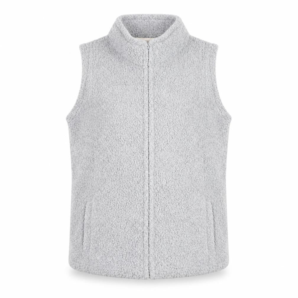 EWM Pure Classics Women's Grey Fleece Waistcoat Size S 10/12