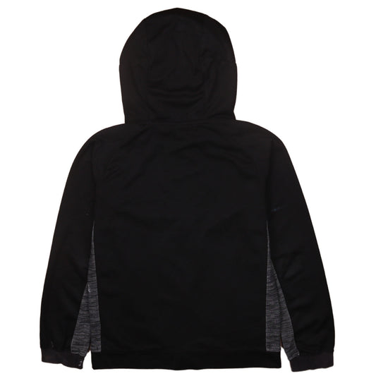 Nike Boys Black Full Zip Hoodie Size 12-13 Years L Logo Sportswear