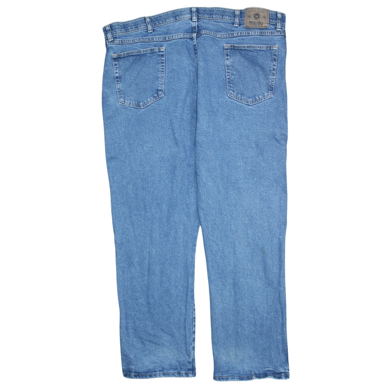 Wrangler Men's Blue 44x29 Regular Fit Straight Denim Jeans