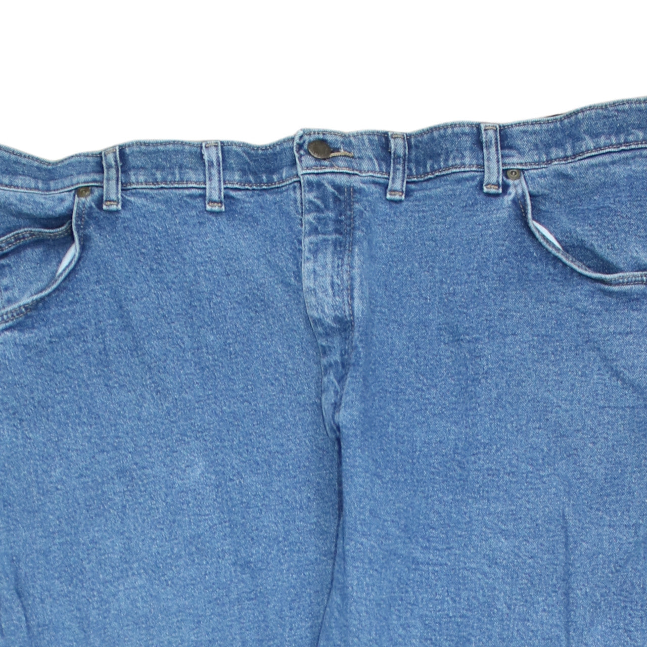 Wrangler Men's Blue 44x29 Regular Fit Straight Denim Jeans