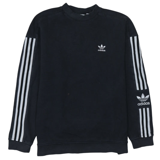 Adidas Men's Black Size S Pullover Crew Neck Sweatshirt