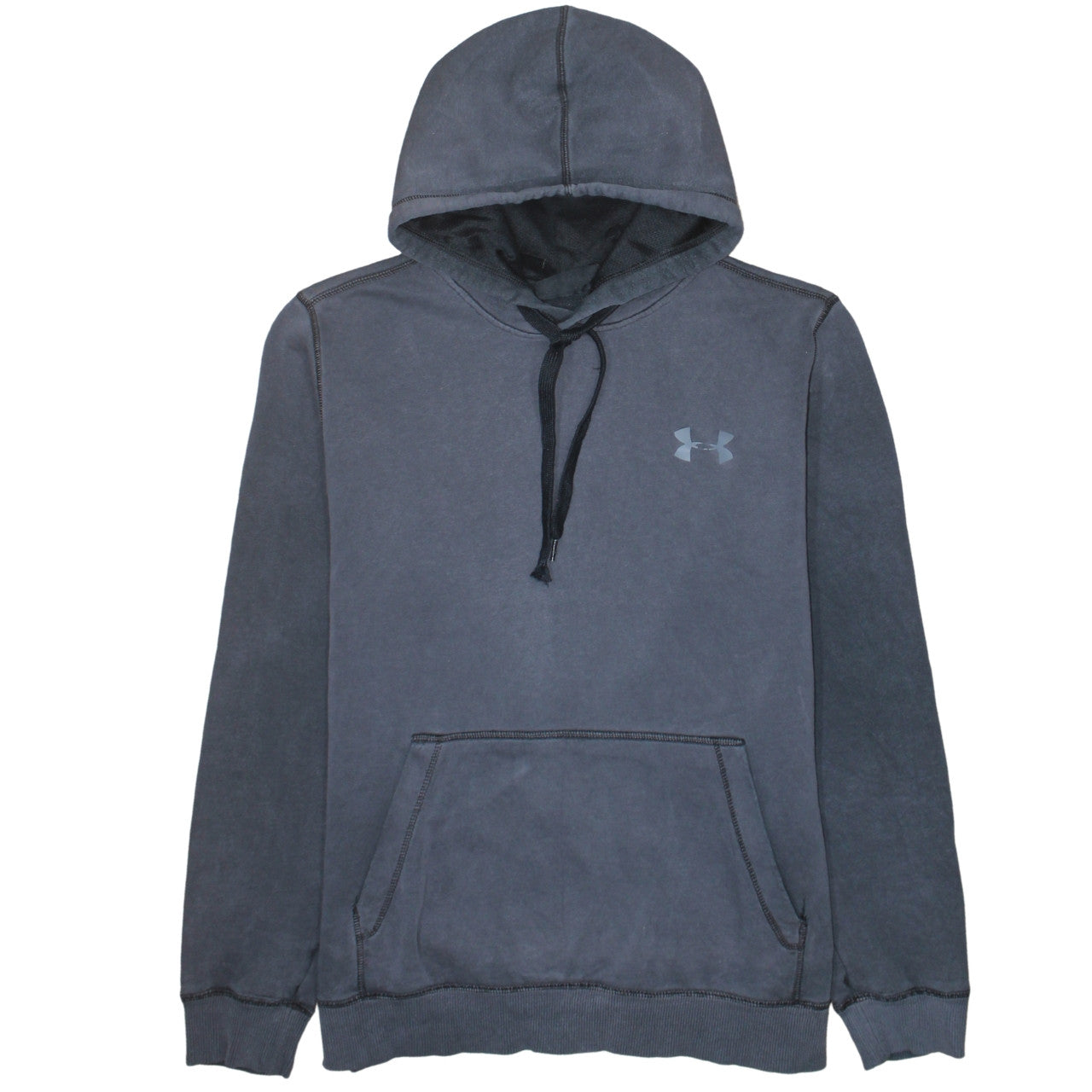 Under Armour Men’s Grey Pullover Hoodie Size M ColdGear Fleece Athletic