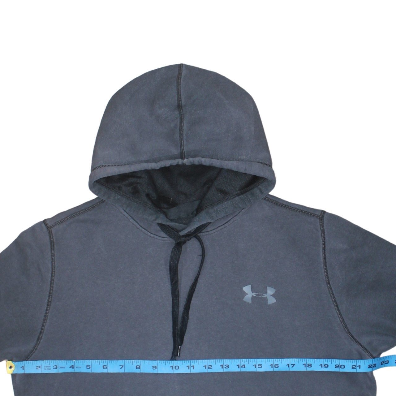 Under Armour Men’s Grey Pullover Hoodie Size M ColdGear Fleece Athletic