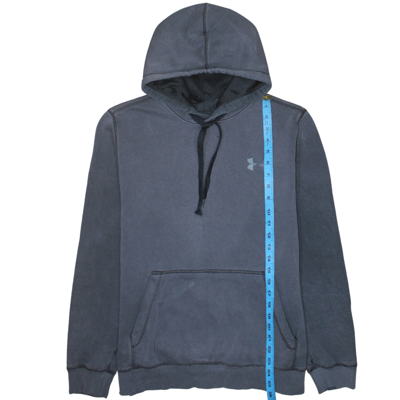 Under Armour Men’s Grey Pullover Hoodie Size M ColdGear Fleece Athletic