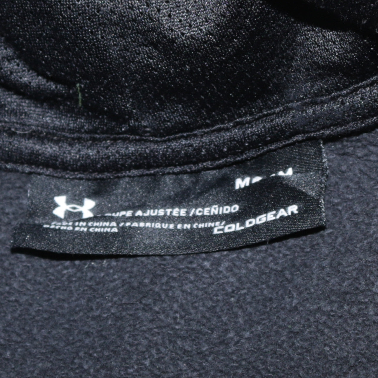 Under Armour Men’s Grey Pullover Hoodie Size M ColdGear Fleece Athletic