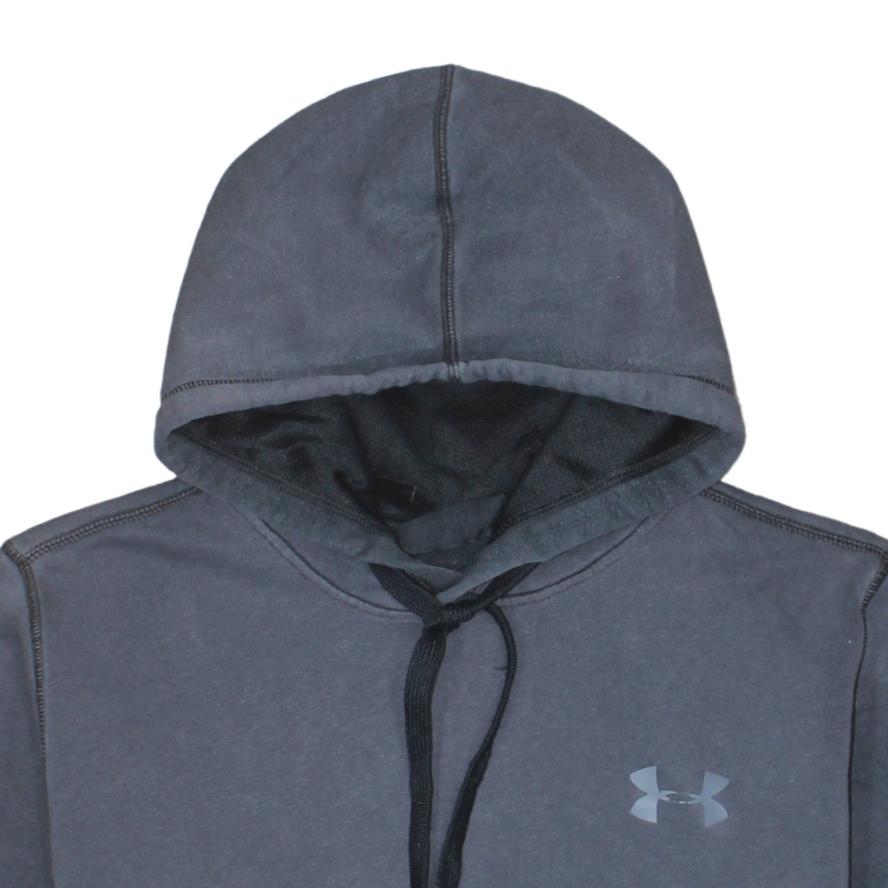 Under Armour Men’s Grey Pullover Hoodie Size M ColdGear Fleece Athletic