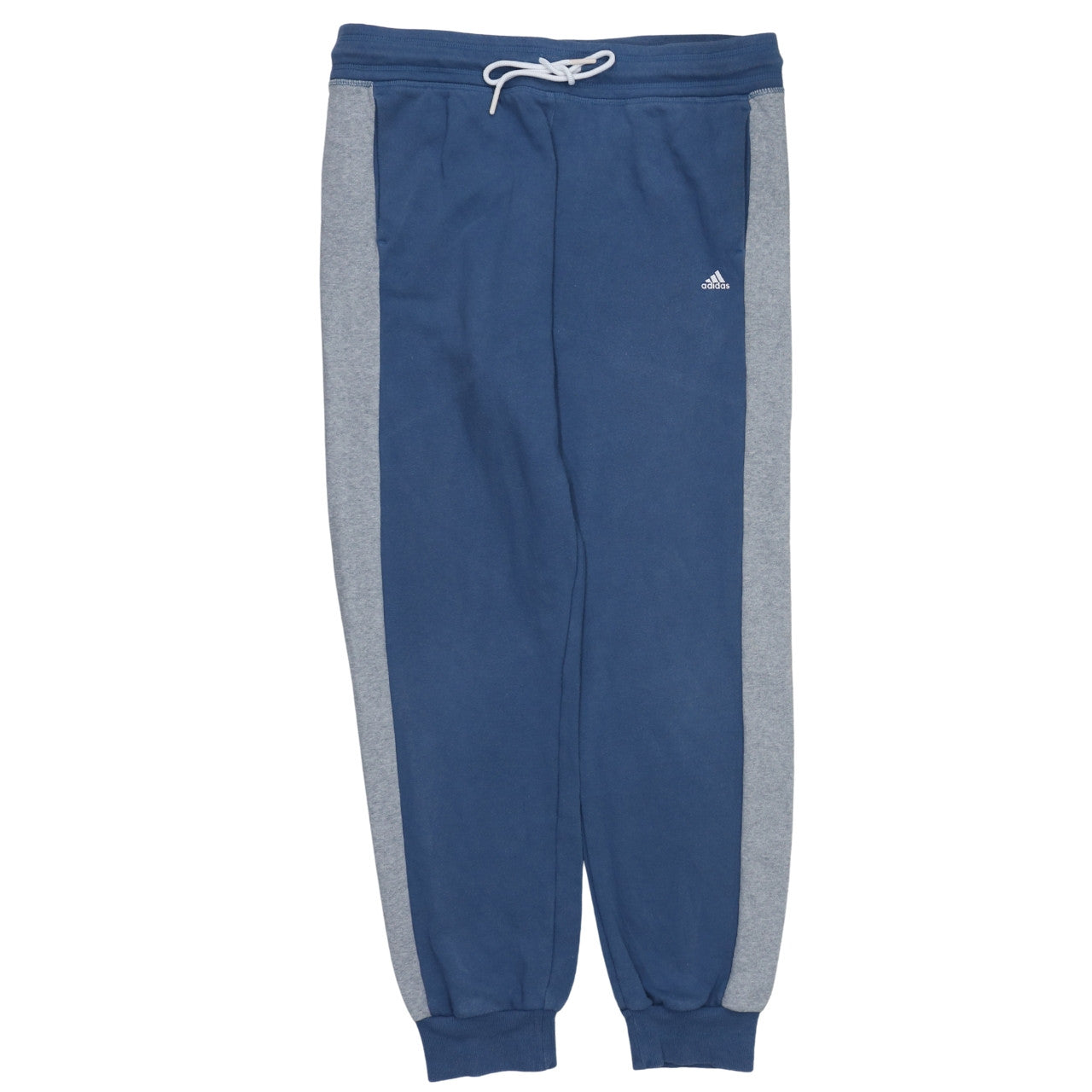 Adidas Women Blue Grey Sweatpants Size L Jogger Trousers
