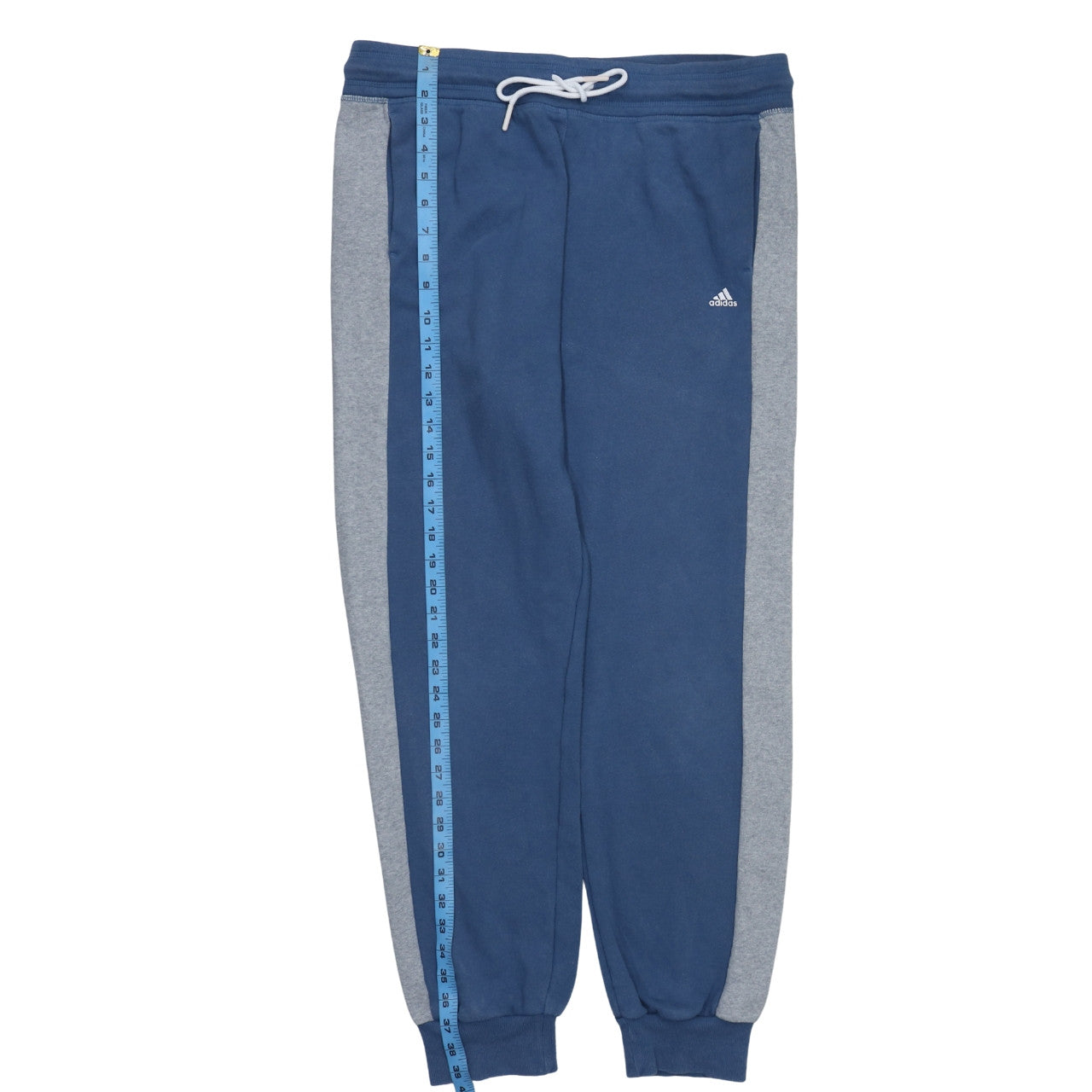Adidas Women Blue Grey Sweatpants Size L Jogger Trousers