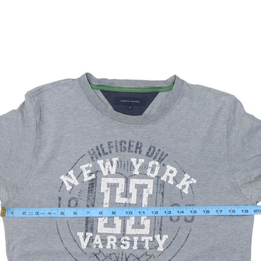 Tommy Hilfiger Men's Grey New York Varsity Graphic T-Shirt M