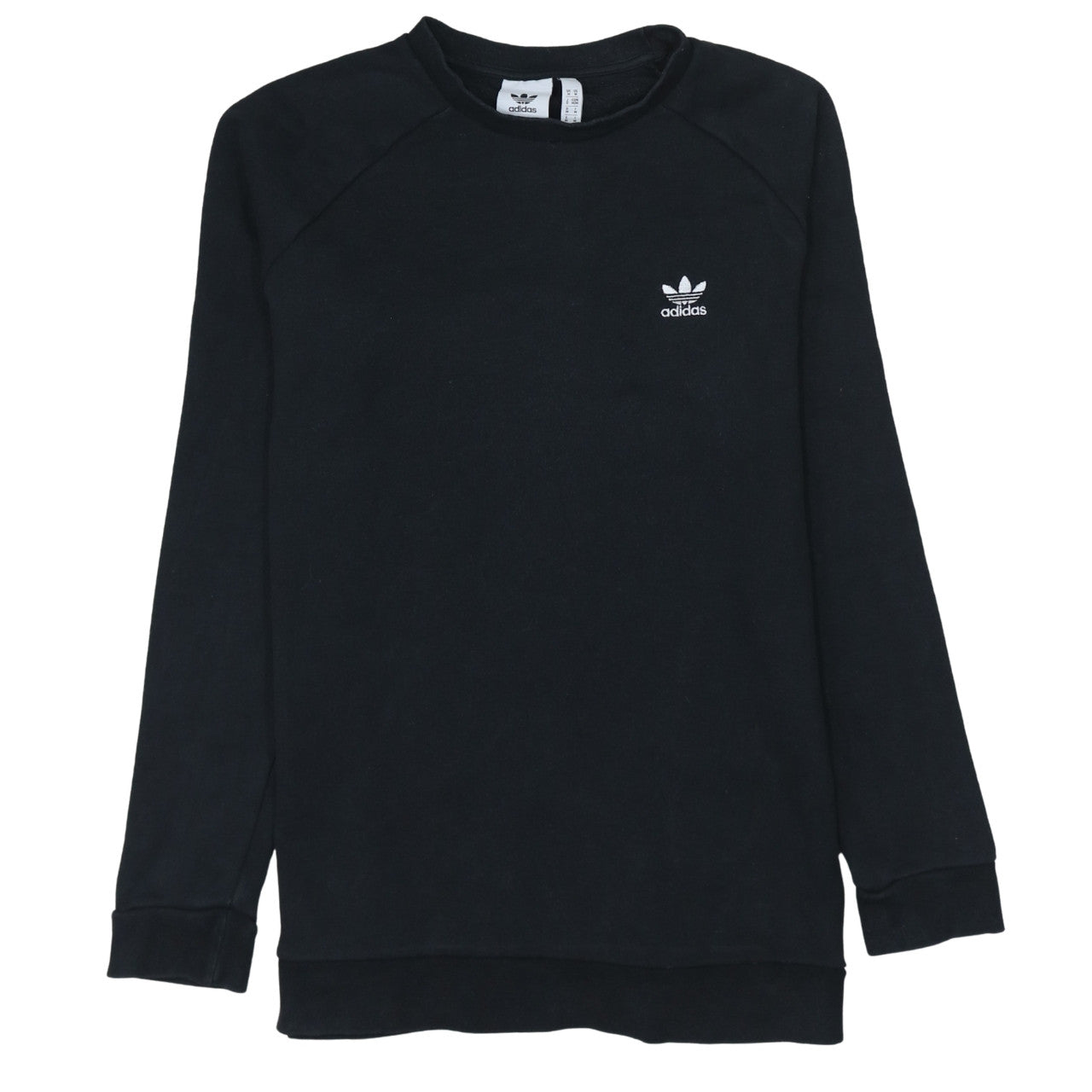 Adidas Men's Black Pullover Crew Neck Sweatshirt M Regular Fit