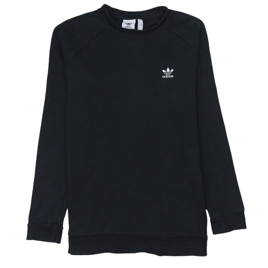 Adidas Men's Black Pullover Crew Neck Sweatshirt M Regular Fit