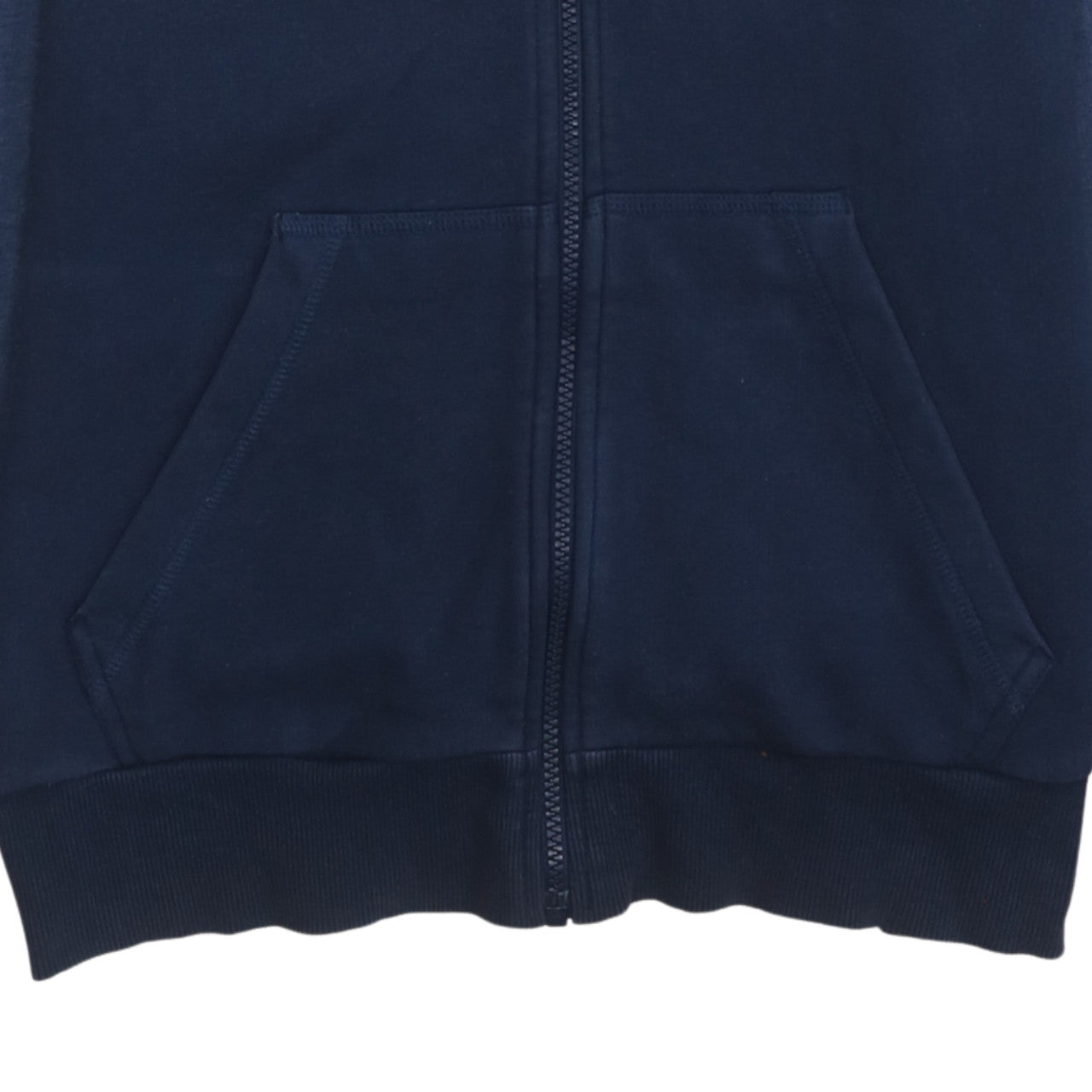 Adidas Mens Blue Full Zip Hoodie Sweatshirt Size L Hooded Sportswear