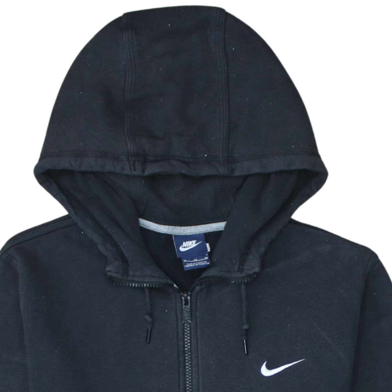 Nike Men's Black Full Zip Hoodie M Fleece Sportswear