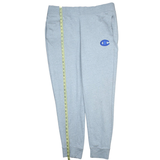 Champion Men’s Grey Jogger Trousers XL Cotton Blend Comfortable Fit
